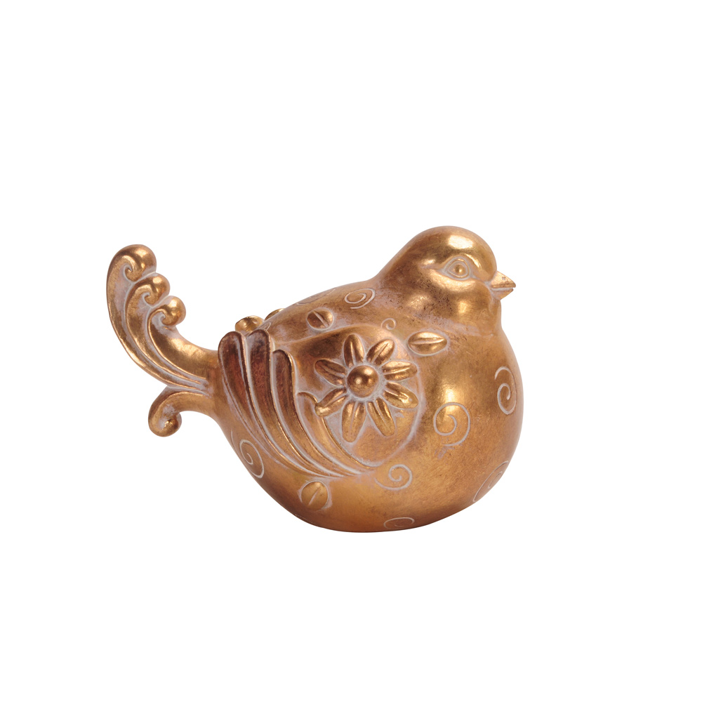 022503-XWEq8-first-_1 HOOPOE ΔΙΑΚΟΣΜΗΤΙΚΟ ΠΟΥΛΙ 15x10x11cm POLYRESIN ΧΡΥΣΟ 022503 - Image 1