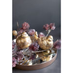 HOOPOE ΔΙΑΚΟΣΜΗΤΙΚΟ ΠΟΥΛΙ 15x10x11cm POLYRESIN ΧΡΥΣΟ 022503 - Image 3