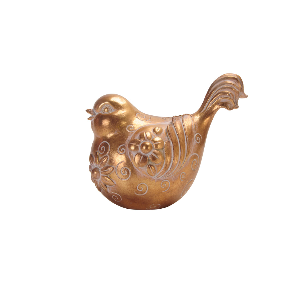 022504-fbtpZ-first-_1 HOOPOE ΔΙΑΚΟΣΜΗΤΙΚΟ ΠΟΥΛΙ 16x10x12cm POLYRESIN ΧΡΥΣΟ 022504 - Image 1