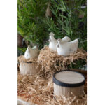 GALINHA ΔΙΑΚΟΣΜΗΤΙΚΟ ΚΟΚΚΟΡΑΣ 23x12x18cm POLYRESIN ΜΠΕΖ 022508 - Image 2