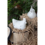 GALINHA ΔΙΑΚΟΣΜΗΤΙΚΟ ΚΟΤΑ 19x12x15cm POLYRESIN ΜΠΕΖ 022509 - Image 2