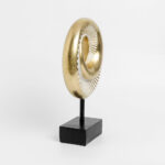 ESPIRAL ΔΙΑΚΟΣΜΗΤΙΚΟ TOTEM 23x8x35cm POLYRESIN ΧΡΥΣΟ ΜΑΥΡΟ 022510 - Image 2