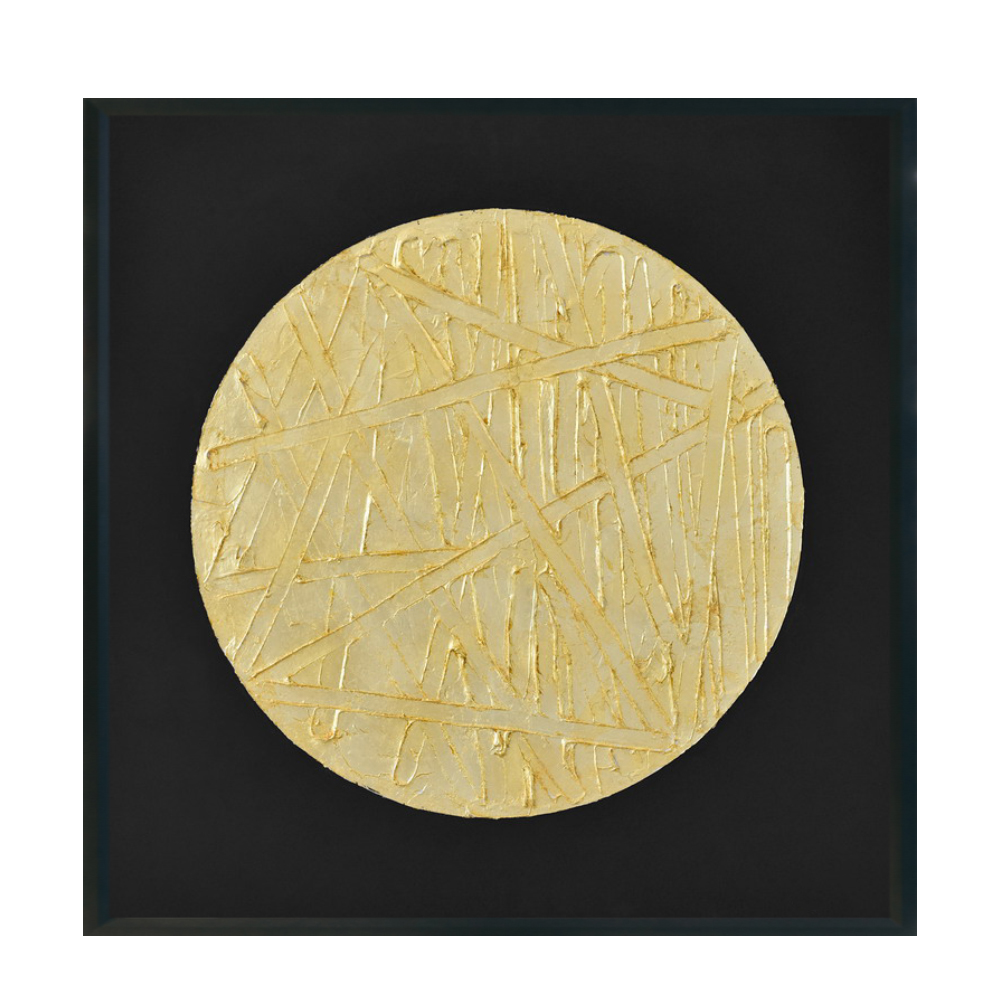 022602-qWD6C-first-_1 SIPIT ΠΙΝΑΚΑΣ ΔΙΑΚΟΣΜΗΣΗΣ 100x100x5cm ΚΑΜΒΑΣ ΜΑΥΡΟ ΧΡΥΣΟ ΞΥΛΟ ΜΑΥΡΟ 022602 - Image 1