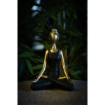 VASANTA ΔΙΑΚΟΣΜΗΤΙΚΗ ΦΙΓΟΥΡΑ 14x9x20cm POLYRESIN ΧΡΥΣΟ ΜΑΥΡΟ 022718 - Image 2