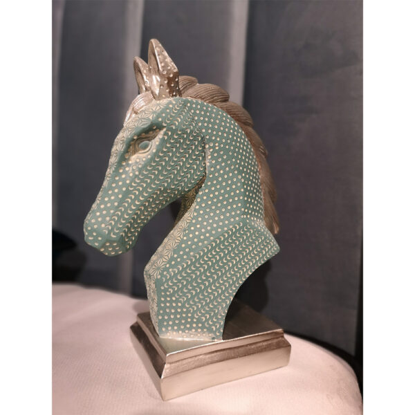KOOS ΔΙΑΚΟΣΜΗΤΙΚΟ ΑΛΟΓΟ 20x11x27cm POLYRESIN ΜΕΝΤΑ ΑΣΗΜΙ 022734 - Image 2