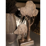 FORET 1 ΔΙΑΚΟΣΜΗΤΙΚΟ ΔΕΝΤΡΟ 27x9x44cm POLYRESIN ΚΑΦΕ ΜΠΕΖ 022735 - Image 2