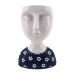 IPAMO BLUE ΚΑΣΠΩ 15x10x19.4cm POLYRESIN ΛΕΥΚΟ ΜΠΛΕ 022750