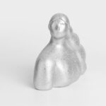 CHEVEU SILVER 1 ΔΙΑΚΟΣΜΗΤΙΚΗ ΦΙΓΟΥΡΑ 20x10x19cm POLYRESIN ΑΣΗΜΙ 022783 - Image 2