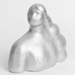 CHEVEU SILVER 1 ΔΙΑΚΟΣΜΗΤΙΚΗ ΦΙΓΟΥΡΑ 20x10x19cm POLYRESIN ΑΣΗΜΙ 022783 - Image 3