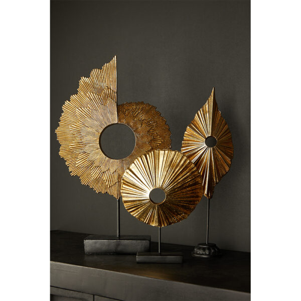 USSIA ΔΙΑΚΟΣΜΗΤΙΚΟ TOTEM 14x8x42cm POLYRESIN ΧΡΥΣΟ ΜΑΥΡΟ 022792 - Image 5