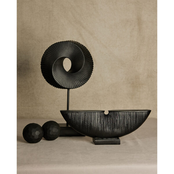 SOCH ΔΙΑΚΟΣΜΗΤΙΚΟ TOTEM 22x8x38cm POLYRESIN ΜΑΥΡΟ 022800 - Image 2