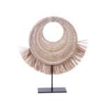 FAN ΔΙΑΚΟΣΜΗΤΙΚΟ TOTEM 26x7x30cm POLYRESIN ΦΥΣΙΚΟ ΛΕΥΚΟ ΜΑΥΡΟ 022805