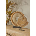 FAN ΔΙΑΚΟΣΜΗΤΙΚΟ TOTEM 26x7x30cm POLYRESIN ΦΥΣΙΚΟ ΛΕΥΚΟ ΜΑΥΡΟ 022805 - Image 2