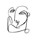 AZAMO ΠΙΝΑΚΑΣ ΔΙΑΚΟΣΜΗΣΗΣ 50x60x2cm ΚΑΜΒΑΣ ΛΕΥΚΟ ΜΑΥΡΟ 022839