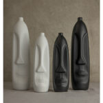 BARIK WHITE ΒΑΖΟ 10x10x38cm POLYRESIN ΛΕΥΚΟ 023072 - Image 2