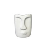 BARIK WHITE ΚΑΣΠΩ 10x9x13cm POLYRESIN ΛΕΥΚΟ 023075