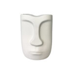BARIK WHITE ΚΑΣΠΩ 13x11x17cm POLYRESIN ΛΕΥΚΟ 023076