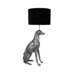 CAO ΦΩΤΙΣΤΙΚΟ ΕΠΙΤΡΑΠΕΖΙΟ 42x30x80cm POLYRESIN ΑΣΗΜΙ ΜΑΥΡΟ ΥΦΑΣΜΑ 023105