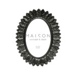 CROWN ΚΟΡΝΙΖΑ 17x2x22cm POLYRESIN ΑΣΗΜΙ ΓΥΑΛΙ 023197