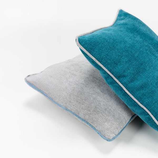 GRIS ΔΙΑΚΟΣΜΗΤΙΚΟ ΜΑΞΙΛΑΡΙ 45x45cm POLYESTER ELEPHANT ΜΠΛΕ 023355 - Image 4