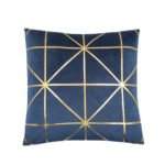 CONSTELLATION ΔΙΑΚΟΣΜΗΤΙΚΟ ΜΑΞΙΛΑΡΙ 45x45cm ΒΕΛΟΥΔΟ ΜΠΛΕ ΧΡΥΣΟ 023362