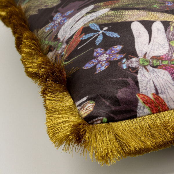 DRAGONFLIES ΔΙΑΚΟΣΜΗΤΙΚΟ ΜΑΞΙΛΑΡΙ 45x45cm POLYESTER ΠΟΛΥΧΡΩΜΟ 023394 - Image 3