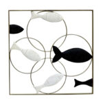 BRINE ΔΙΑΚΟΣΜΗΤΙΚΟ ΤΟΙΧΟΥ 50x2x50cm ΜΕΤΑΛΛΟ ΛΕΥΚΟ ΜΑΥΡΟ ΧΡΥΣΟ 023458