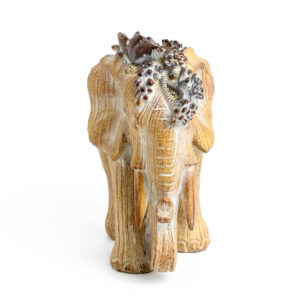 VINNY ΔΙΑΚΟΣΜΗΤΙΚΟ ΕΛΕΦΑΝΤΑΣ 23x11x20cm POLYRESIN ΜΠΕΖ 023486
