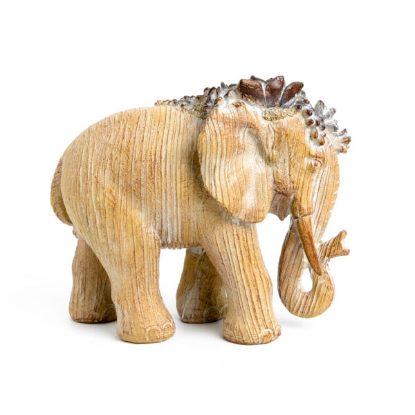 VINNY ΔΙΑΚΟΣΜΗΤΙΚΟ ΕΛΕΦΑΝΤΑΣ 23x11x20cm POLYRESIN ΜΠΕΖ 023486 - Image 3