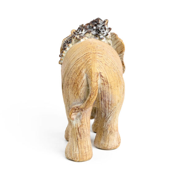 VINNY ΔΙΑΚΟΣΜΗΤΙΚΟ ΕΛΕΦΑΝΤΑΣ 23x11x20cm POLYRESIN ΜΠΕΖ 023486 - Image 4