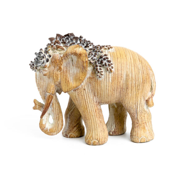 VINNY ΔΙΑΚΟΣΜΗΤΙΚΟ ΕΛΕΦΑΝΤΑΣ 23x11x20cm POLYRESIN ΜΠΕΖ 023486 - Image 5
