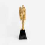 AVIAN ΔΙΑΚΟΣΜΗΤΙΚΗ ΦΙΓΟΥΡΑ 10x11x40cm POLYRESIN ΧΡΥΣΟ ΜΑΥΡΟ 023508