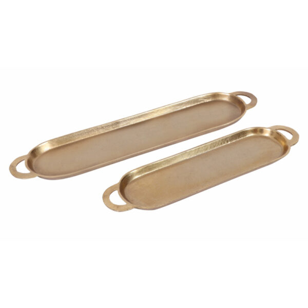 CORLI ΔΙΣΚΟΣ ΔΙΑΚΟΣΜΗΣΗΣ 60x16x3cm ΑΛΟΥΜΙΝΙΟ ΧΡΥΣΟ 023580 - Image 2