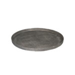 ANDROS ROUND 1 ΔΙΣΚΟΣ ΔΙΑΚΟΣΜΗΣΗΣ 30x30x3cm ΑΛΟΥΜΙΝΙΟ WHITE WASHED 023926