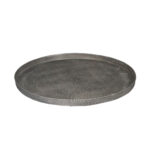 ANDROS ROUND 2 ΔΙΣΚΟΣ ΔΙΑΚΟΣΜΗΣΗΣ 40x40x3cm ΑΛΟΥΜΙΝΙΟ WHITE WASHED 023927