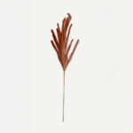 FEDER SINGLE ΚΛΑΔΙ ΤΕΧΝΗΤΟ ΜΕ ΦΤΕΡΑ 110cm POLYESTER CARAMEL 024117