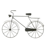 TANDEM ΔΙΑΚΟΣΜΗΤΙΚΟ ΤΟΙΧΟΥ 65x1x43cm ΜΕΤΑΛΛΟ ΜΑΥΡΟ 024135