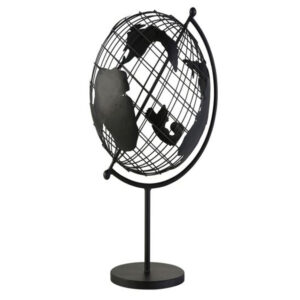 GLANCE ΔΙΑΚΟΣΜΗΤΙΚΟ ΥΔΡΟΓΕΙΟΣ 18x18x30cm ΜΕΤΑΛΛΟ ΜΑΥΡΟ 024380