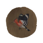 HOOPOE ΔΙΑΚΟΣΜΗΤΙΚΟ ΜΑΞΙΛΑΡΙ 45x45cm ΒΕΛΟΥΔΟ ΠΟΛΥΧΡΩΜΟ ΚΑΦΕ 025313