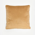 FAMA ΔΙΑΚΟΣΜΗΤΙΚΟ ΜΑΞΙΛΑΡΙ 45x45cm ΒΕΛΟΥΔΟ CARAMEL ΧΡΥΣΟ 025331 - Image 2