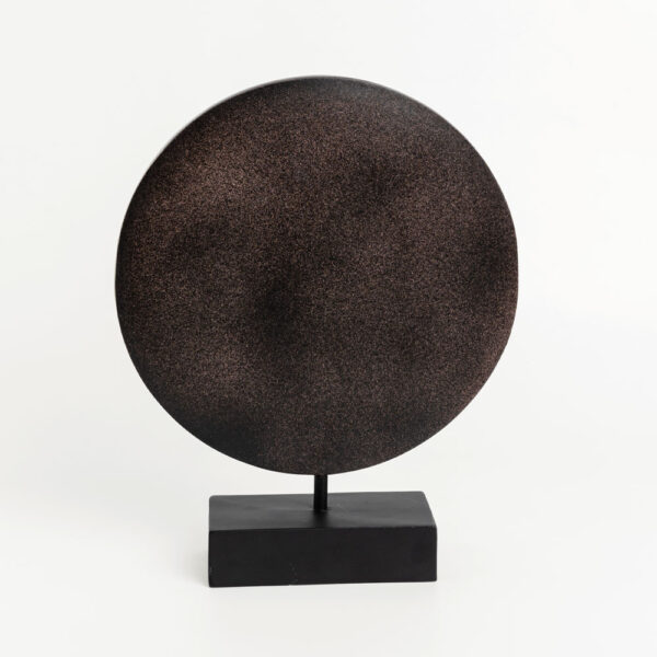 MOTI ΔΙΑΚΟΣΜΗΤΙΚΟ TOTEM 25x7x30cm POLYRESIN ΜΑΥΡΟ ΛΕΥΚΟ 025816 - Image 3