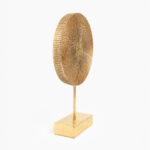 SKIVA ΔΙΑΚΟΣΜΗΤΙΚΟ TOTEM 23x7x36cm POLYRESIN ΧΡΥΣΟ 025824 - Image 2