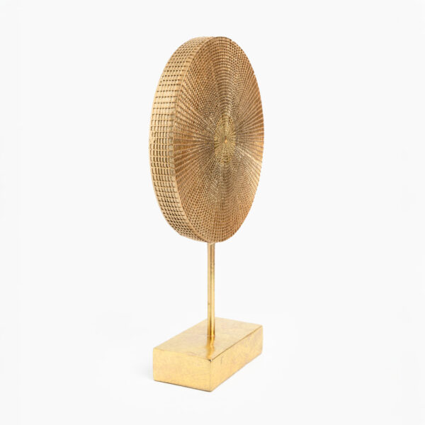 SKIVA ΔΙΑΚΟΣΜΗΤΙΚΟ TOTEM 23x7x36cm POLYRESIN ΧΡΥΣΟ 025824 - Image 2