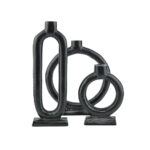 CORI ΚΗΡΟΠΗΓΙΟ 11x11x29cm ΑΛΟΥΜΙΝΙΟ ΜΑΥΡΟ 025990 - Image 3