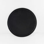 LUNA ΔΙΣΚΟΣ ΔΙΑΚΟΣΜΗΣΗΣ 36x36x2cm ΑΛΟΥΜΙΝΙΟ ΜΑΥΡΟ 026004