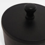 BOITE ΔΟΧΕΙΟ ΑΠΟΘΗΚΕΥΣΗΣ ΜΕ ΚΑΠΑΚΙ 14x14x10cm ΑΛΟΥΜΙΝΙΟ ΜΑΥΡΟ 026008 - Image 2