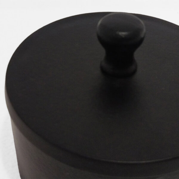 BOITE ΔΟΧΕΙΟ ΑΠΟΘΗΚΕΥΣΗΣ ΜΕ ΚΑΠΑΚΙ 14x14x10cm ΑΛΟΥΜΙΝΙΟ ΜΑΥΡΟ 026008 - Image 2