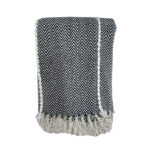 PIRA ΡΙΧΤΑΡΙ ΔΙΑΚΟΣΜΗΤΙΚΟ 180x240cm ΒΑΜΒΑΚΙ ΛΕΥΚΟ ΜΑΥΡΟ POLYESTER 026030