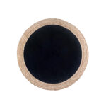 RAMI ΧΑΛΑΚΙ ΣΤΡΟΓΓΥΛΟ 120x120cm ΓΙΟΥΤΑ ΜΑΥΡΟ ΦΥΣΙΚΟ 026044