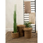 MAMBA ΧΑΛΙ ΣΑΛΟΝΙΟΥ 210x140cm ΓΙΟΥΤΑ ΦΥΣΙΚΟ ΜΑΥΡΟ 026047 - Image 3